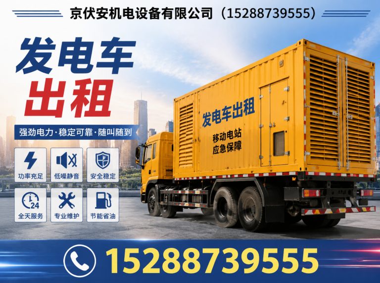 昌都发电车租赁展示图